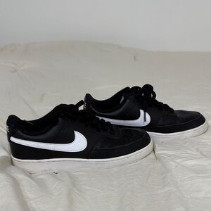 Nike Black Sneakers with White Accents